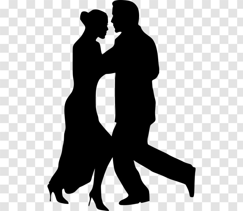 Partner Dance Social Clip Art - Human Behavior - Silhouette Transparent PNG