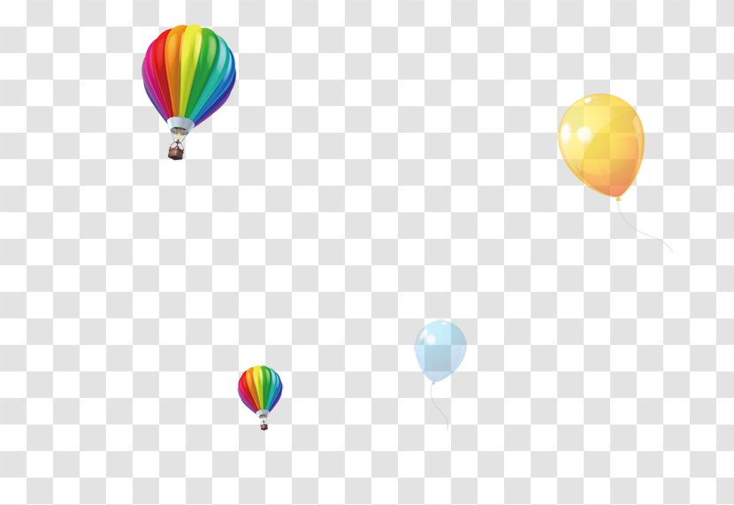 Hot Air Balloon Yellow Sky Wallpaper - Ballooning - Balloons Float Transparent PNG