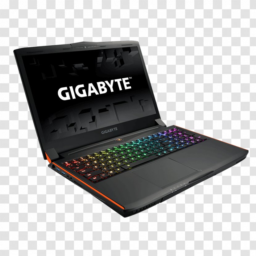 Gigabyte P55W V7-CF1 Core I7-7700HQ 16GB 2TB + 256GB SSD GeForce GTX 1060 DVD-RW 15.6 Inch Windows 10 Gaming Laptop Kaby Lake Technology Intel I7 - Geforce - Tablet Smart Screen Transparent PNG