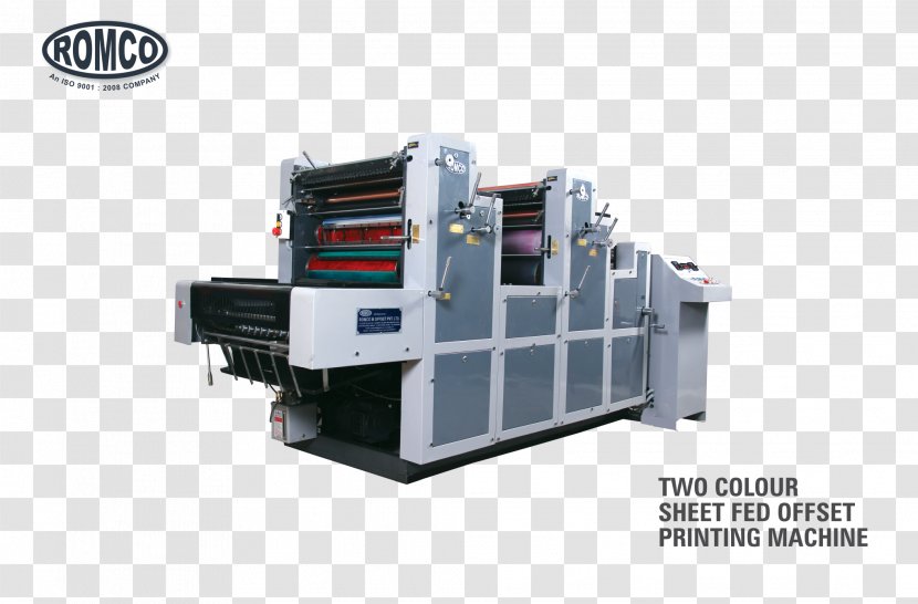 Machine ROMCO M OFFSET PVT. LTD Paper Printing Press - Faridabad - Offset Transparent PNG