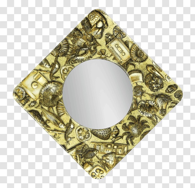 01504 - Brass - Flat Frame Transparent PNG