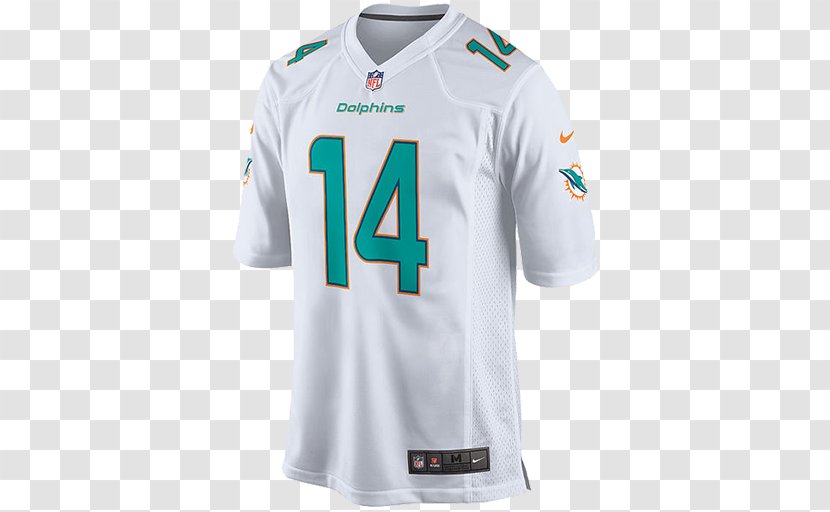 2012 Miami Dolphins Season NFL Hoodie Jersey - Mike Wallace Transparent PNG