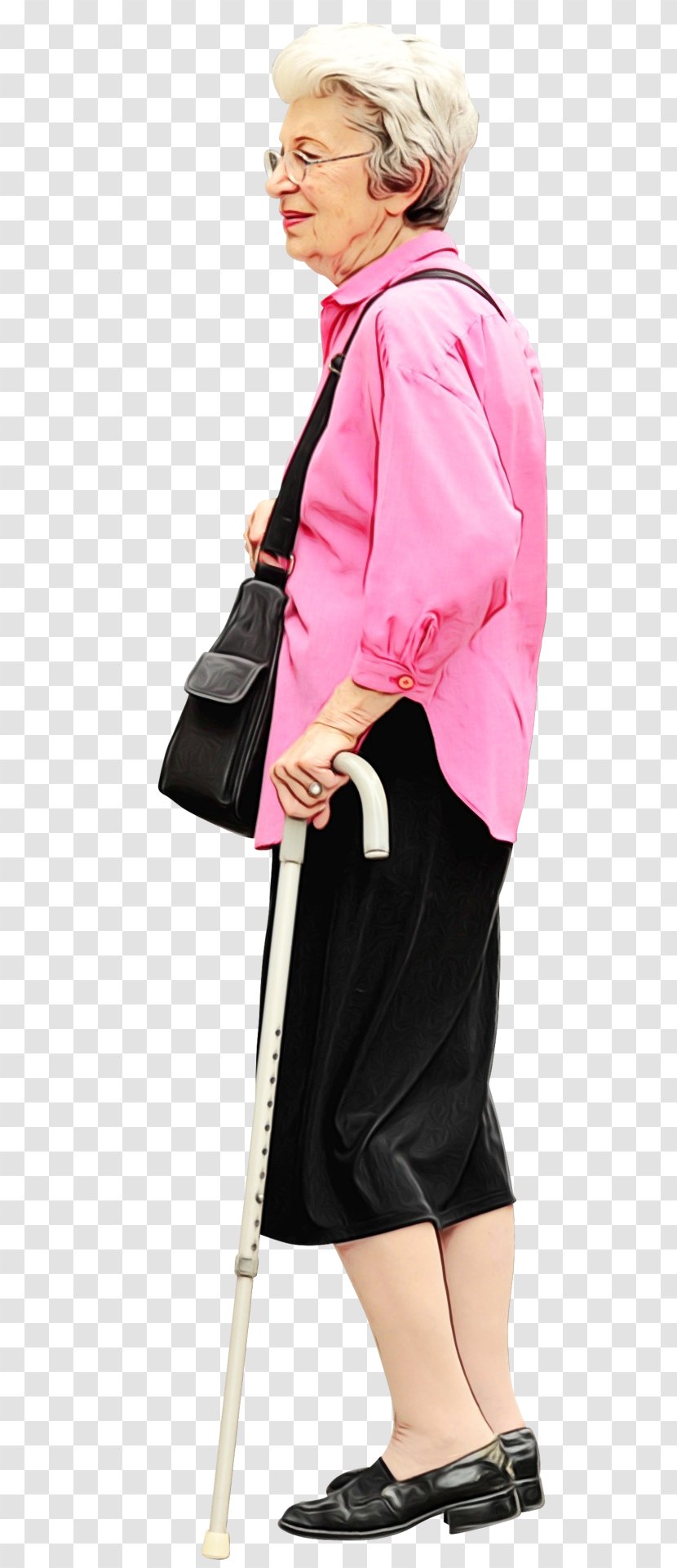 Pink Background - Costume - Handbag Jacket Transparent PNG