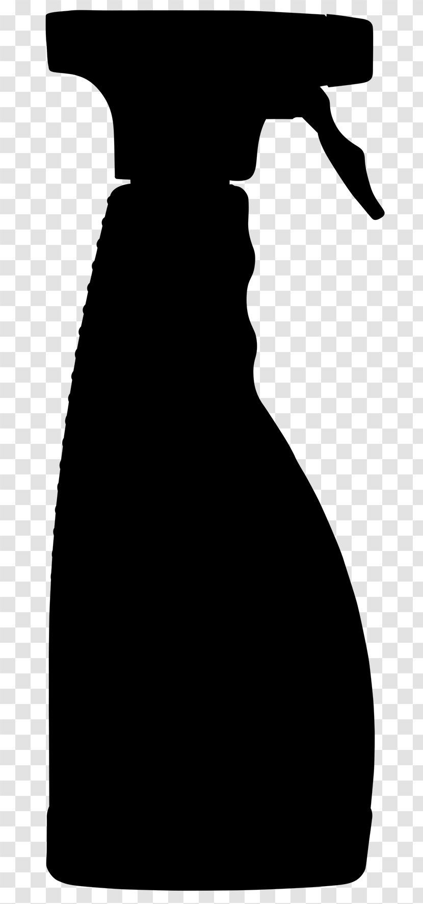 Shoulder Dress Silhouette Clip Art Black M Transparent PNG