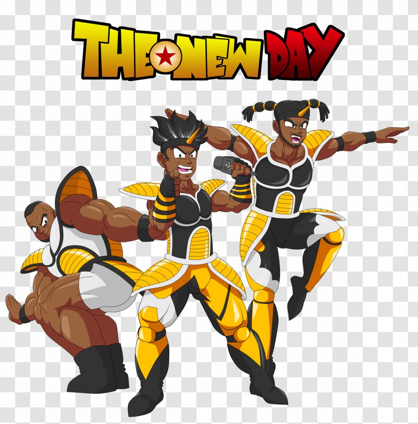 Fan Art The New Day Drawing WrestleMania - Frame Transparent PNG
