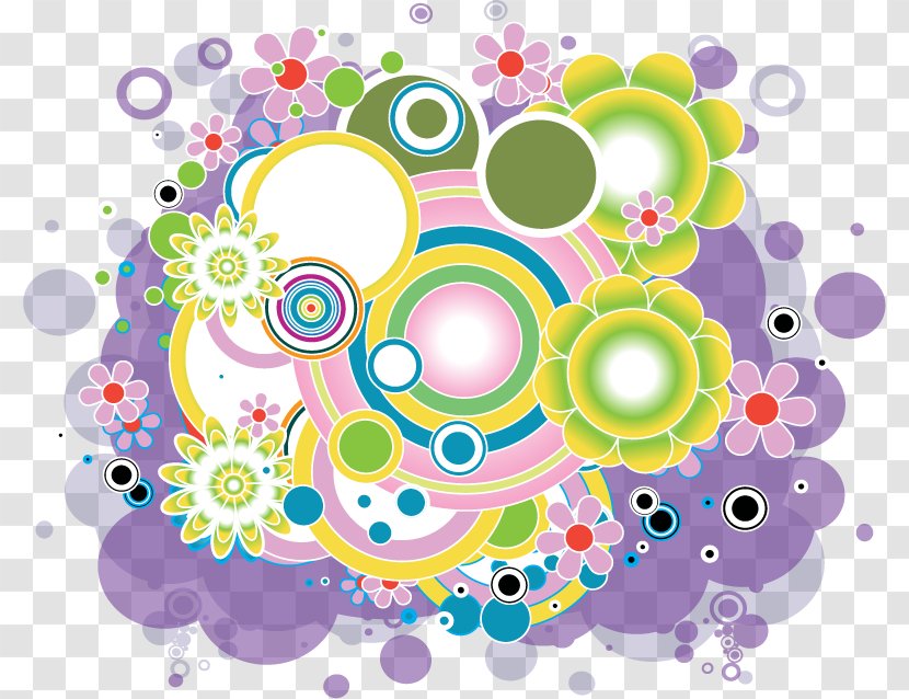 Circle Flower Clip Art - Organism - Vector Creative Diagram Transparent PNG