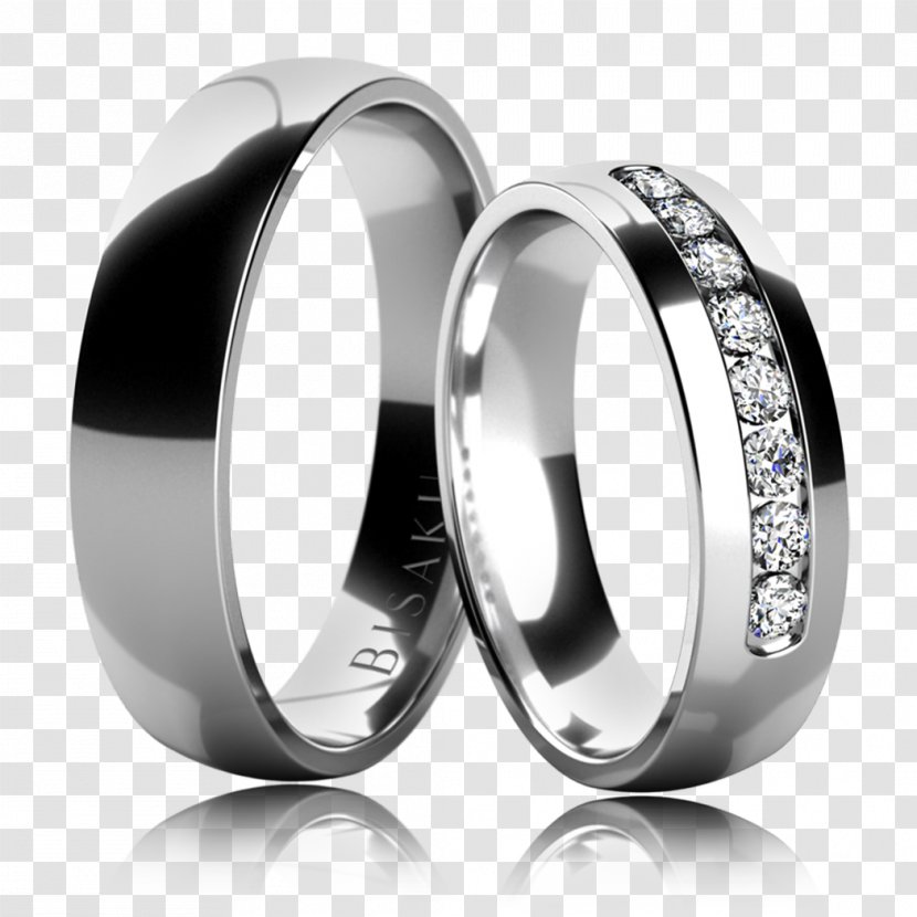 Wedding Ring Bisaku Engagement Gold - Hand - Model Transparent PNG