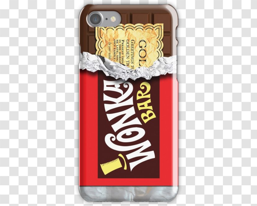 Wonka Bar Willy Apple IPhone 8 Plus Chocolate 7 - Candy Company Transparent PNG