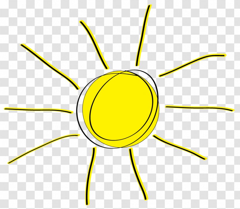 Yellow Organism Area Clip Art - Symbol - Sun Transparent PNG