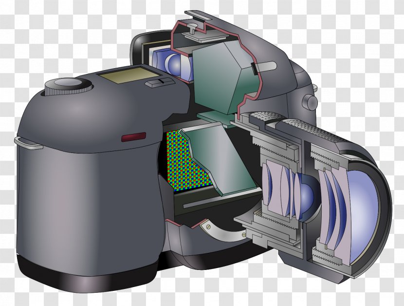 Digital Cameras Wiring Diagram SLR - Hardware - Camera Transparent PNG