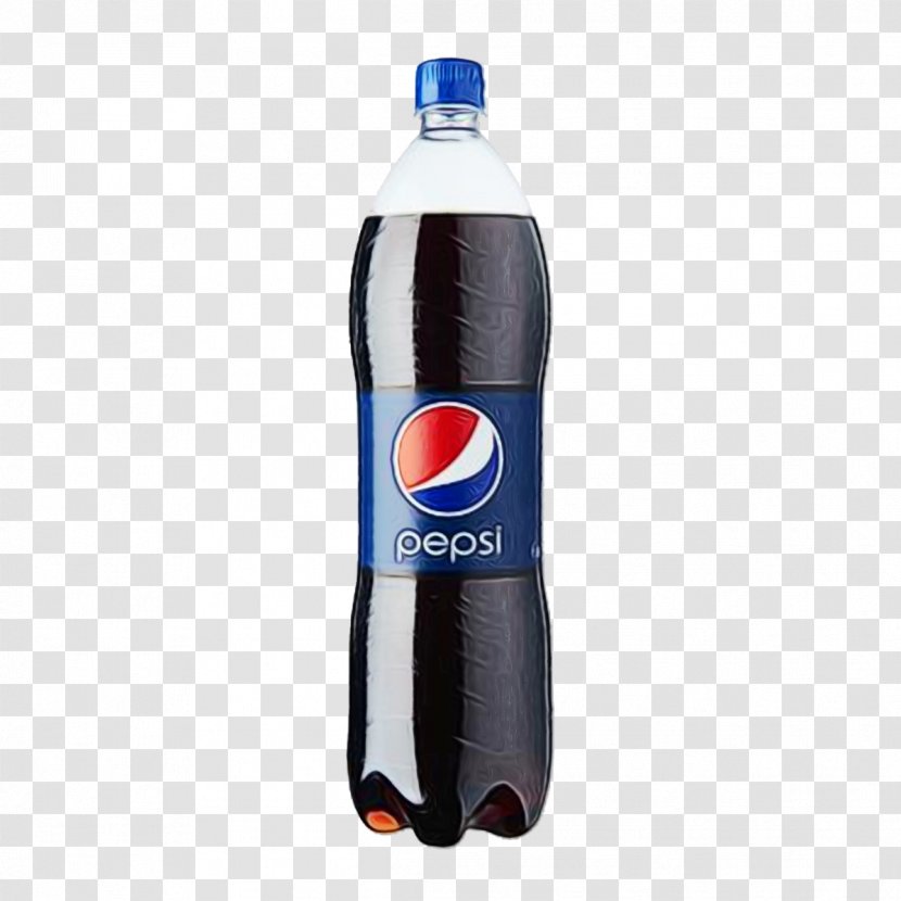 Pepsi One Fizzy Drinks Max Diet - Blue - Plastic Bottle Transparent PNG