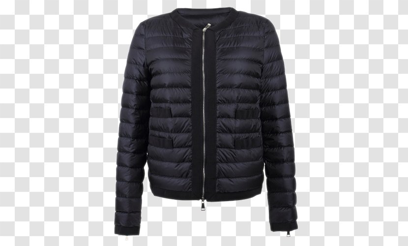 Leather Jacket Long-sleeved T-shirt Coat - Longsleeved Tshirt Transparent PNG