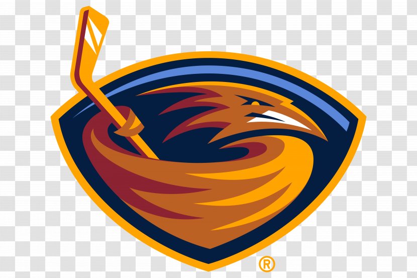 Atlanta Thrashers National Hockey League Stanley Cup Playoffs Flames Winnipeg Jets - Hawks Logo Transparent PNG