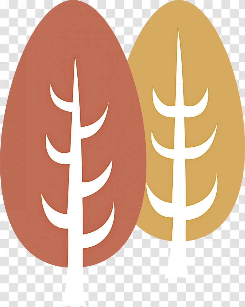 Brown Leaf Tree Plant Logo Transparent PNG