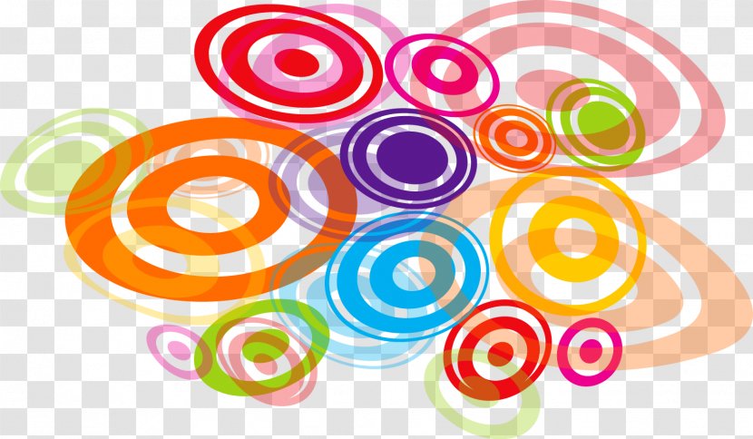 Color Abstract Art Circle Clip - Spiral - Vector Transparent PNG