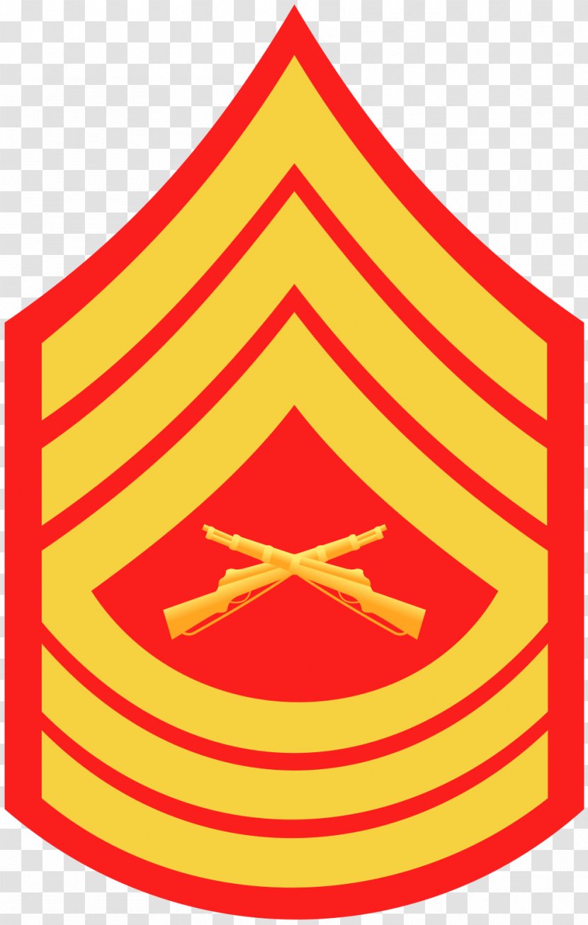 Master Sergeant Gunnery United States Marine Corps Rank Insignia - Enlisted - Area Transparent PNG