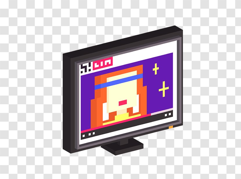Computer Monitors Display Device Television Set Flat Panel - Electronics - Crossy Road Transparent PNG