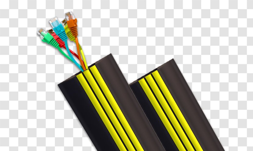 Electrical Cable Wire Floor Black And Yellow Polyvinyl Chloride - Wires Transparent PNG