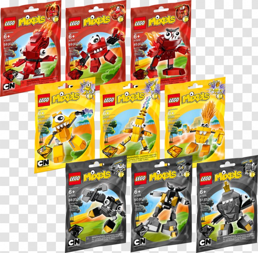 Lego Mixels Minifigures Toy - Brickheadz Transparent PNG
