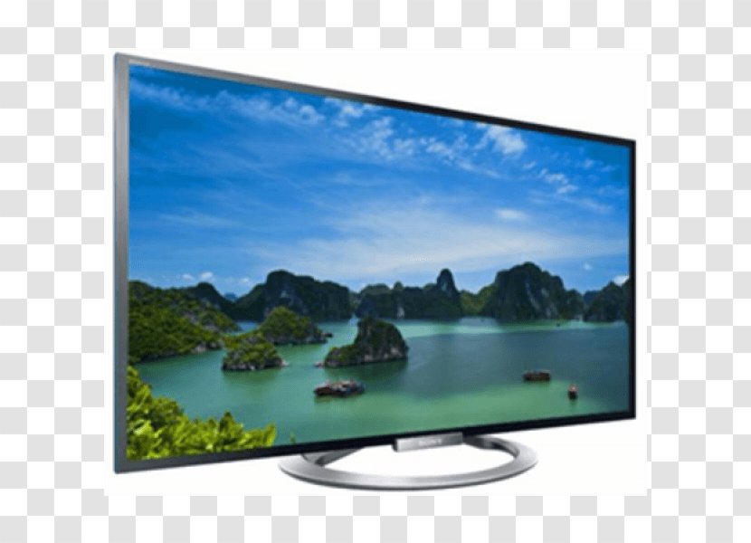 LED-backlit LCD Television Set Bravia - Display Device - Sony Transparent PNG