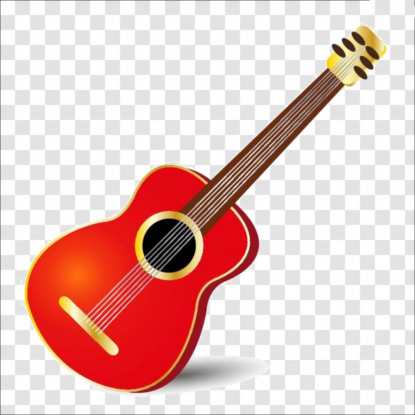 Acoustic Guitar Stock Photography Illustration - Accessory - Cartoon Material Transparent PNG