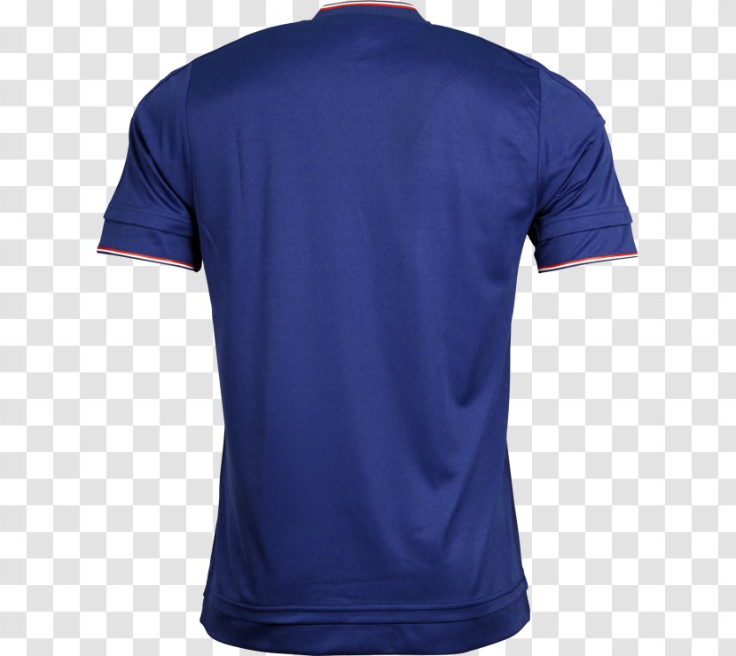 Tennis Polo Shirt Neck - Blue - Chelsea Team Transparent PNG