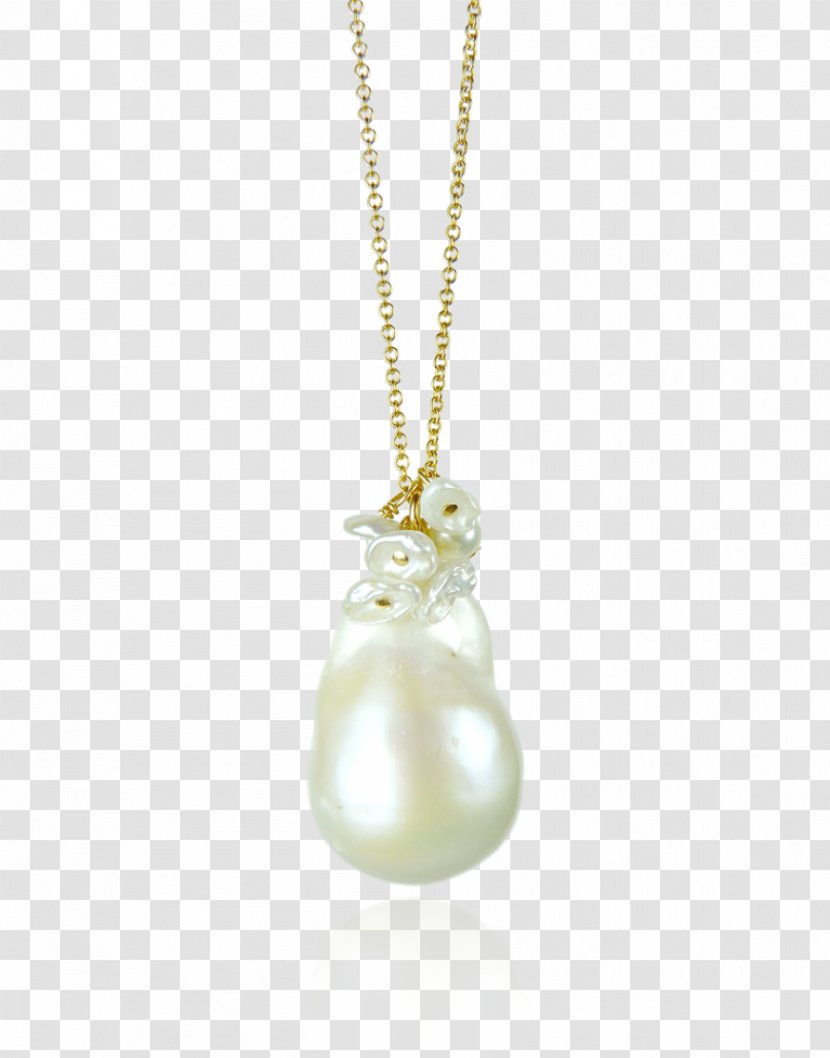 Pearl Locket Necklace - Pendant - Cultured Freshwater Pearls Transparent PNG