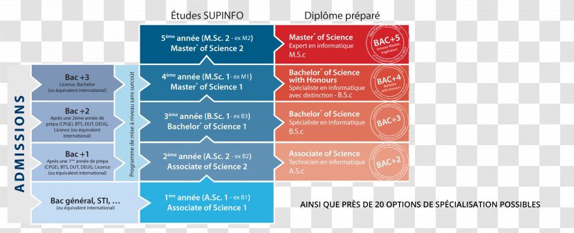 Supinfo Computer Science Diploma Master's Degree Higher Education - Master Of Transparent PNG