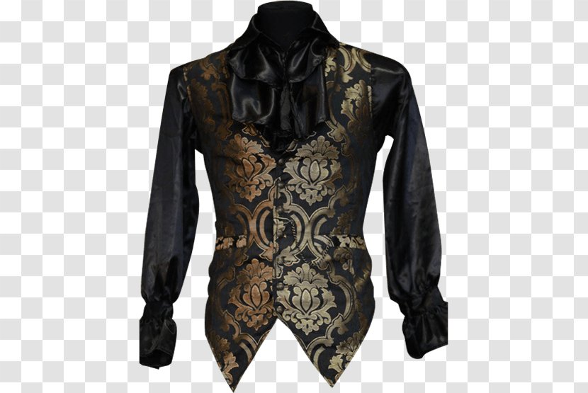 Sleeve Waistcoat Brocade Gilets Clothing - Creative Christmas Forehead Protector Transparent PNG