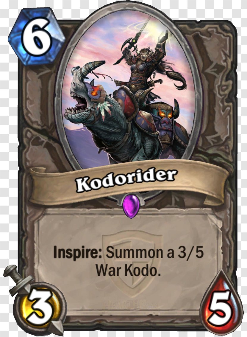 Hearthstone Kodorider World Of Warcraft War Kodo BlizzCon - Ultimate Infestation Transparent PNG
