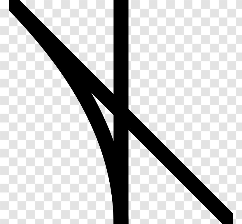 Line Angle - Black Transparent PNG