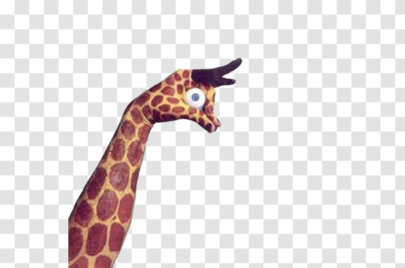 Painting Hand Art Finger - Giraffe - Giraffe-hand Transparent PNG
