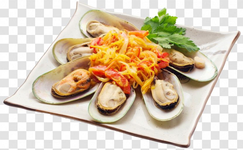 Sushi Mussel Seafood Chinese Cuisine Fried Shrimp - Animal Source Foods Transparent PNG