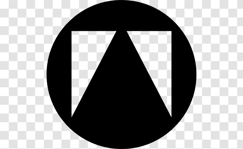 Triangle Point Brand Font - Black M Transparent PNG