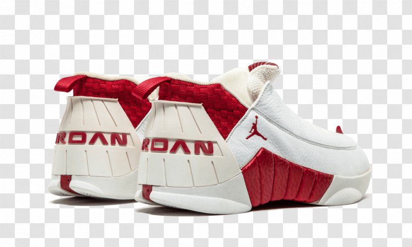 Shoe Sneakers Air Jordan White Nike - Tennis - Red Collar Transparent PNG