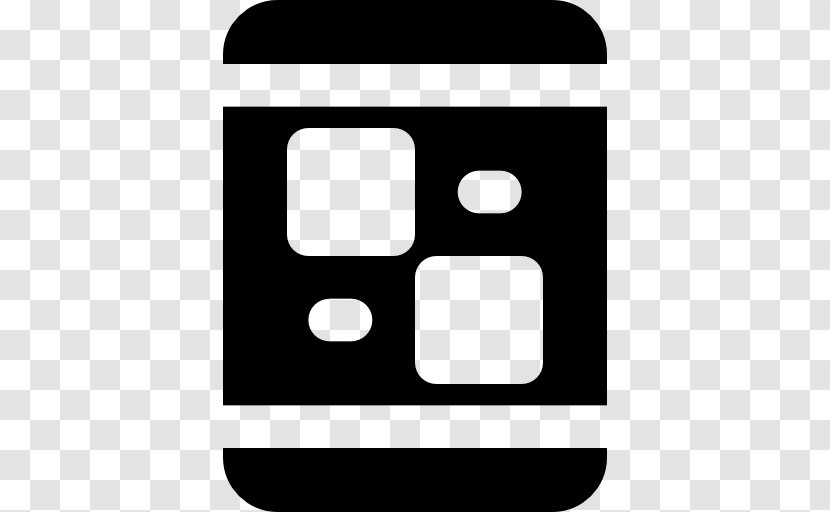 Mobile Phone Accessories Font - Black And White - Smartphone Icon Transparent PNG