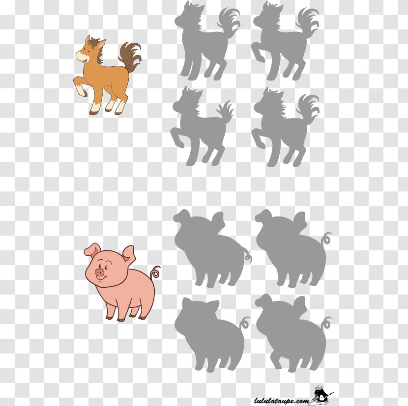 Jigsaw Puzzles Game Shadow - Pig - Valentin Transparent PNG