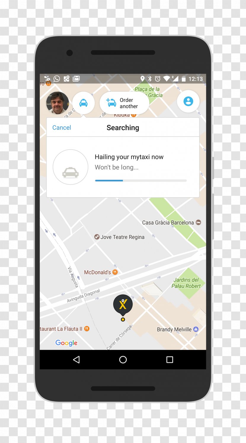 Taxi Uber E-hailing IPhone - Google Play - App Transparent PNG