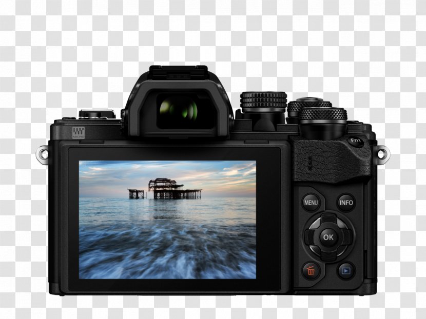 Olympus OM-D E-M10 Mark III E-M5 II Mirrorless Interchangeable-lens Camera - Lens - Digital Transparent PNG