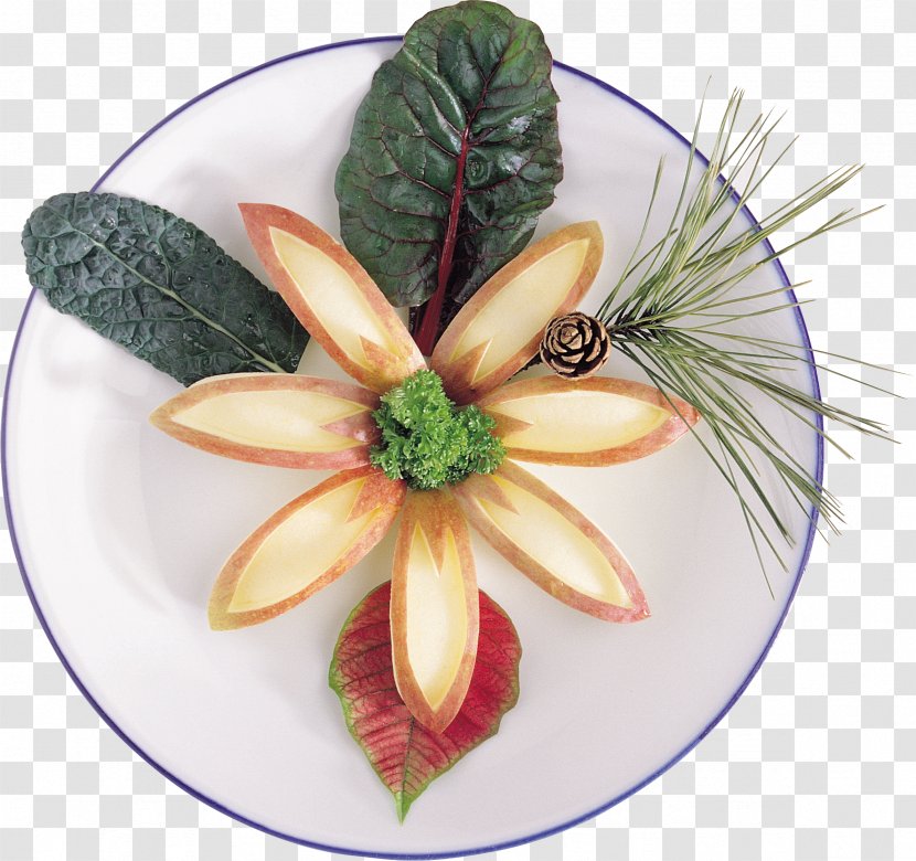Food Chinese Cuisine Fruit - Apple - Flower-shaped Biscuits Transparent PNG