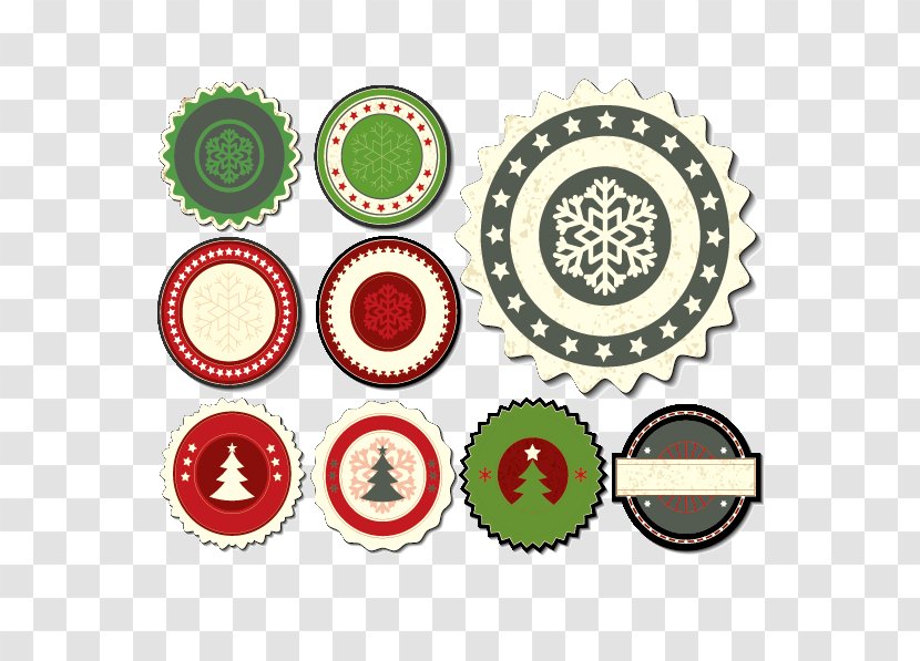 Christmas Tag - Label - Vector Tags Transparent PNG