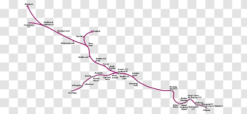 Aldgate Tube Station Metropolitan Line London Underground Chesham Rail Transport - Map Transparent PNG