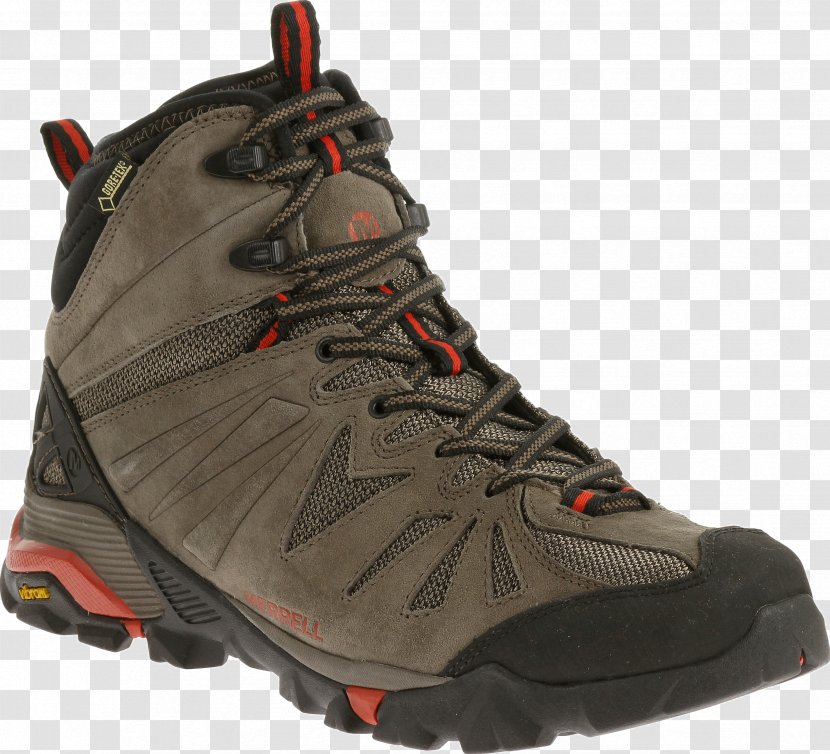 Merrell Gore-Tex Boot Leather Shoe - Breathability - Hiking Boots Transparent PNG