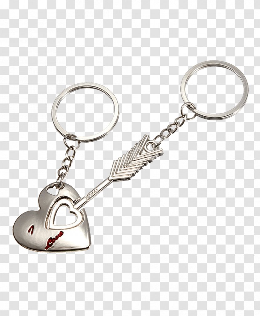 Key Chains Gift Love Couple Fob - Romance Transparent PNG
