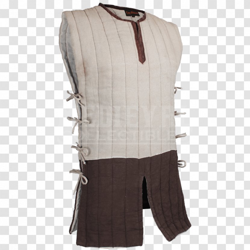 Gambeson Armour Body Armor Padding Middle Ages - Components Of Medieval Transparent PNG