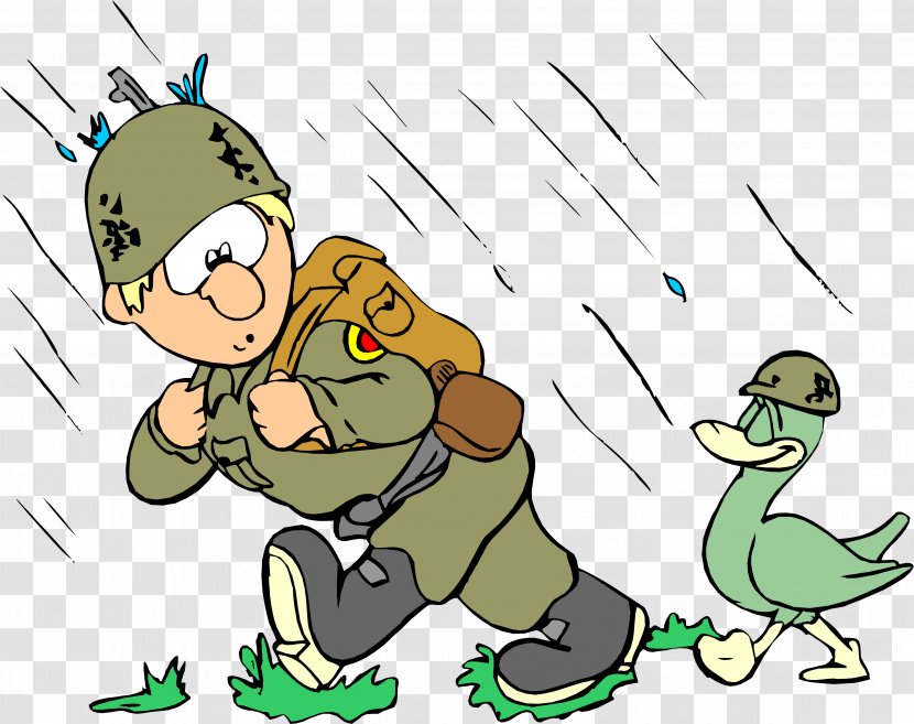 Soldier Duck Clip Art - Fiction - Army Transparent PNG