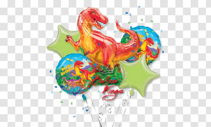 Balloon Children's Party Dinosaur Birthday - Mythical Creature Transparent PNG