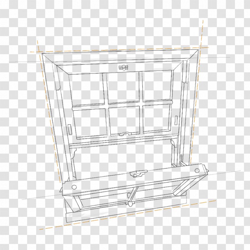 Furniture Line Angle - Window Transparent PNG