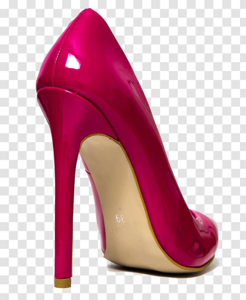 Heel Shoe Pink M - High Heeled Footwear - Design Transparent PNG