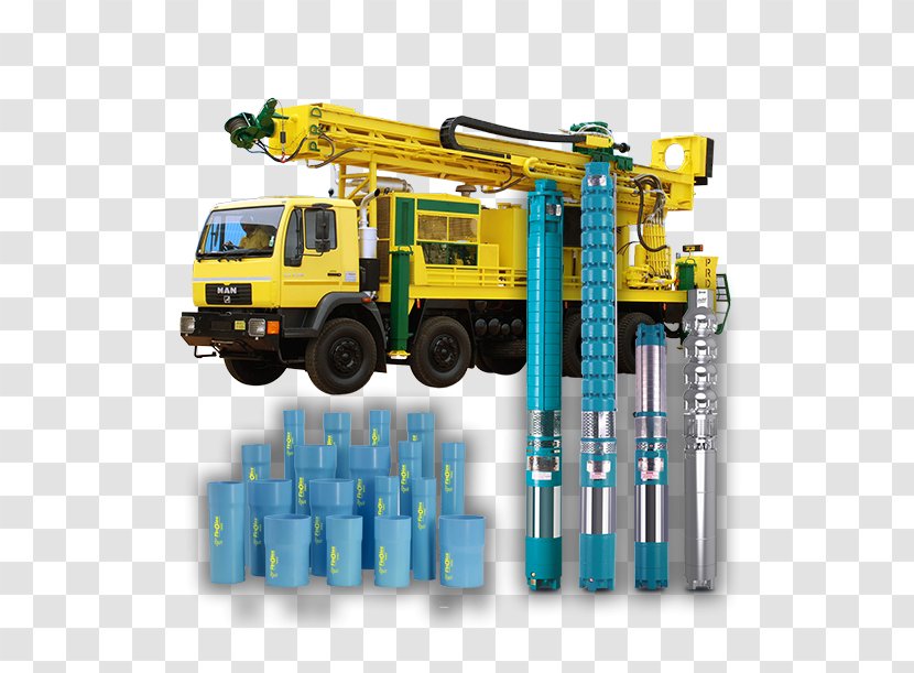 Machine Augers Well Drilling Rig Water - Crane - Borewell Transparent PNG